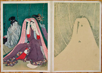 Woodblock print demonstration book