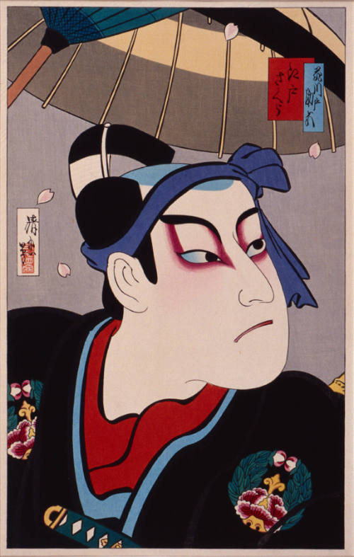 Actor Portraying the Character Hanakawado Sukeroku in the Play 'Edo zakura'