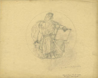 Study for Mosaic, Wisconsin State Capitol, "First Sketch for Legislation"