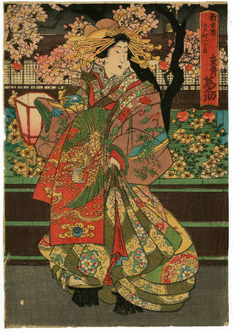 Wakamurasaki of the Tamaya at Edo-machi itchôme in the New Yoshiwara