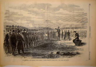 The Execution of Deserter William Johnson in General Franklin's Division, Army of the Potomac