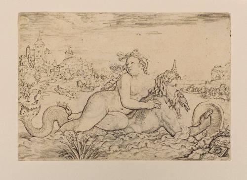 The Rape of Amymone, "Glaucus raubt Syme"