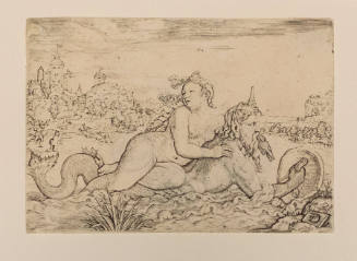 The Rape of Amymone, "Glaucus raubt Syme"