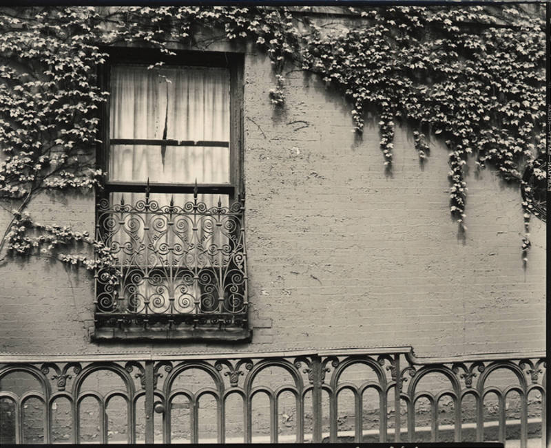 [window and railing, New York]