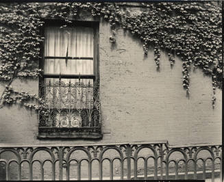 [window and railing, New York]