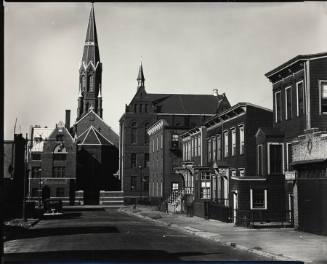 [chapel and dead end street, Manhattan, New York]