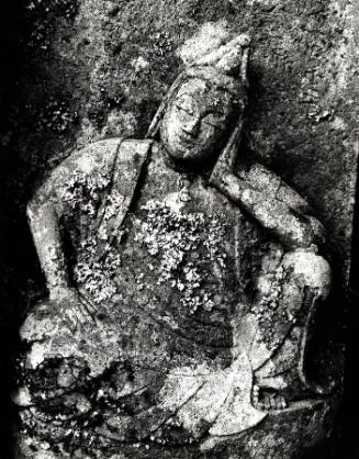 [gravestone relief figure, Japan]