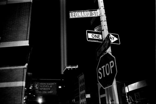 Freedom Lights, Leonard St. and Hudson, Tribeca, 9.11.07