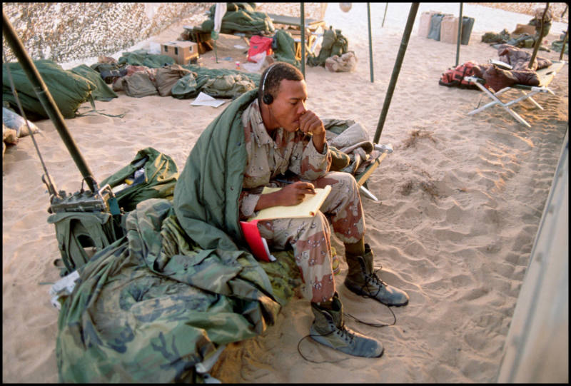 Writing Home, Gulf War, Saudi Arabia, Christmas Day