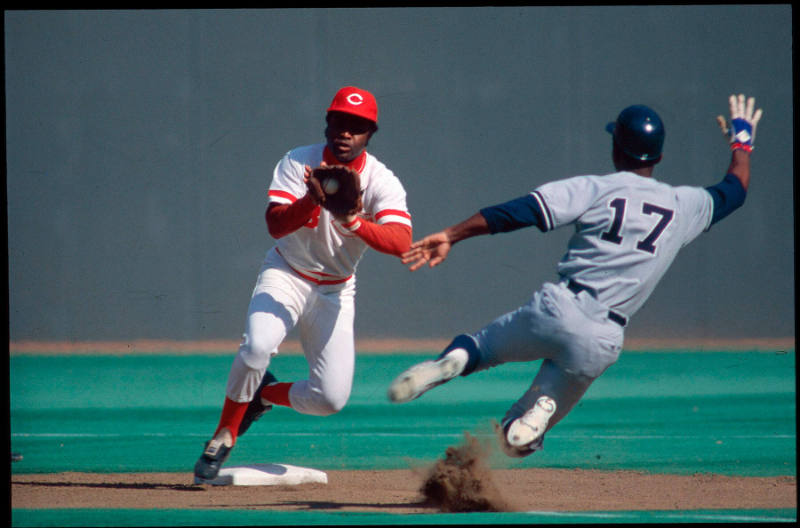 Joe Morgan and Mickey Rivers, Cincinnati, Ohio