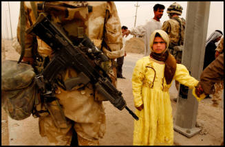 The war in Iraq, near Basra, Iraq