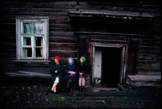 Siberian women live in a poor coal-mining and steel-manufacturing town enduring widespread hardships, Novokuznetsk, Russia