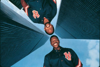 Patrick Ewing and Bill Cartwright, New York, New York