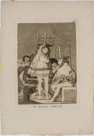 Plate 26 from 'Los Caprichos': They've already got a seat (Ya tienen asiento.)