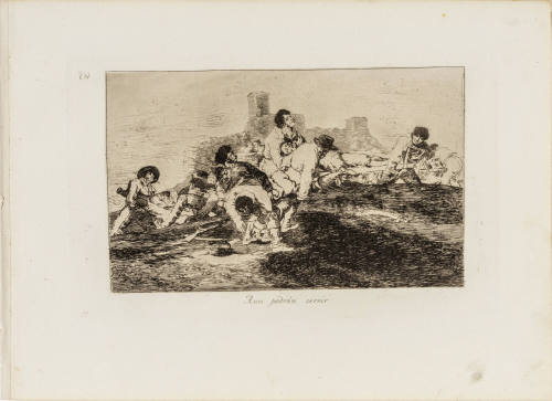 Plate 24 from 'The Disasters of War' (Los Desastres de la Guerra): 'They can still be of use.' (Aun podrán servir.)