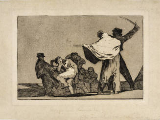 Plate 1 from the 'Disparates': Feminine folly.