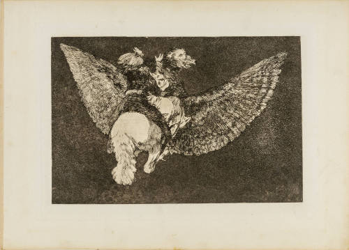 Plate 5 from the 'Disparates': Flying Folly