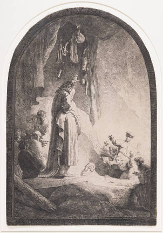 The Raising of Lazarus: The Larger Plate