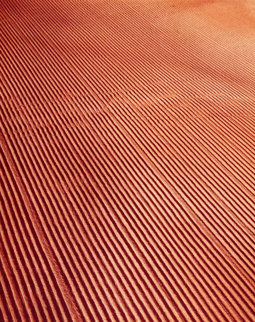Aerial View of Plowed Field Reveals Precision of Tractor Operator, Northeast of Fairview