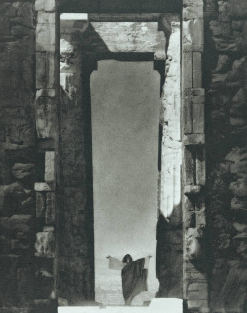 Isadora Duncan at the Portal of the Parthenon, Athens