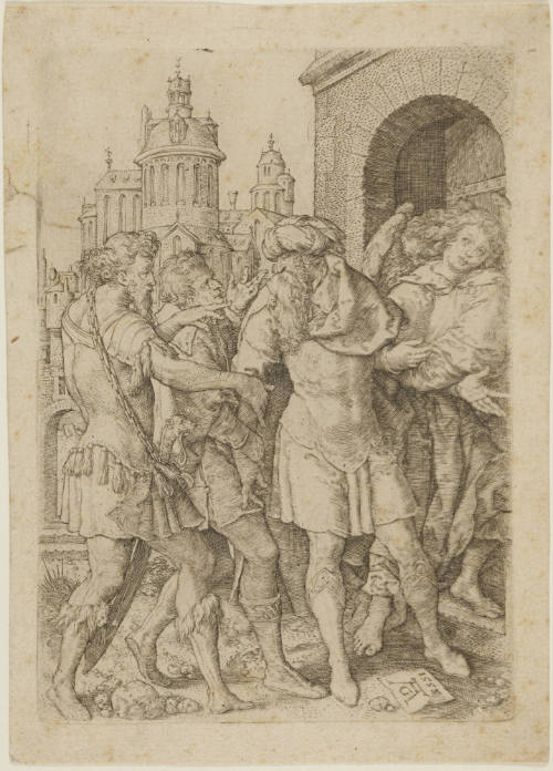 Lot Prevents the Inhabitants of Sodom from Violence, from The Story of Lot