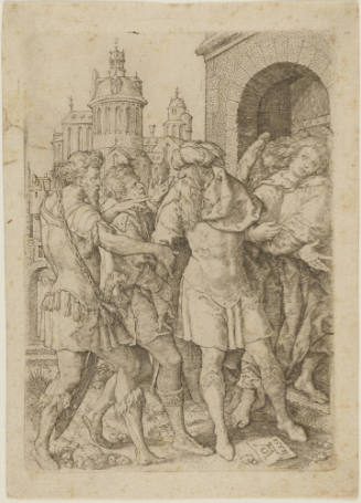 Lot Prevents the Inhabitants of Sodom from Violence, from The Story of Lot