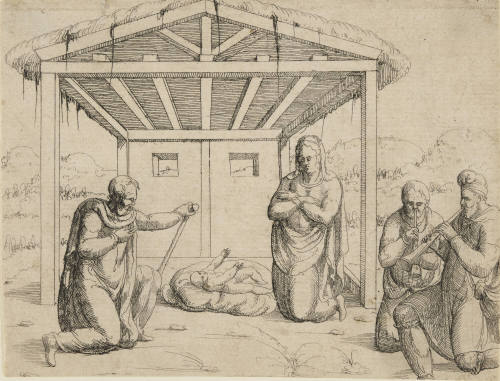 The Adoration of the Shepherds, from Old and New Testaments