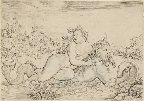 The Rape of Amymone, "Glaucus raubt Syme"