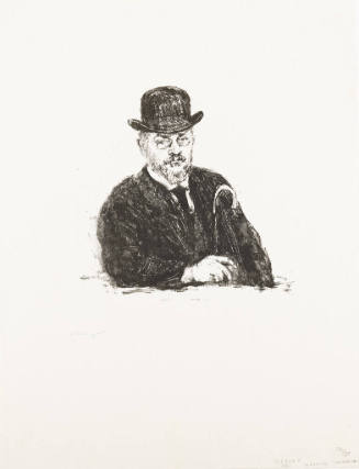Self-Portrait with Hat and Cane