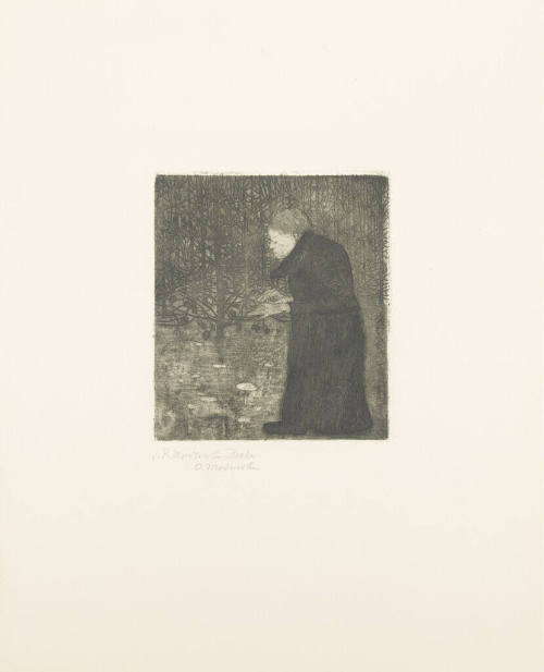 Blind Woman in the Woods