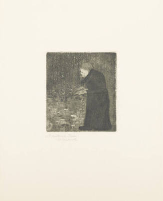 Blind Woman in the Woods
