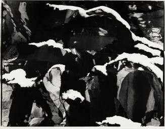 [snow and rock, Oregon]
