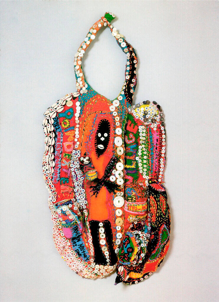 Poindexter Village Button Book Necklace