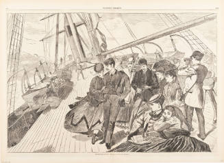 Homeward Bound - Drawn by Winslow Homer (Harper's Weekly, Vol. XI)