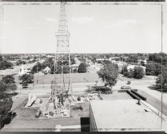 The Oklahoma State Capitol and views east from the roof of the museum building (3)