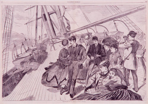 Homeward Bound - Drawn by Winslow Homer (Harper's Weekly, Vol. XI)