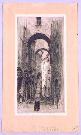 Via Vecchia - Perugia, 1909