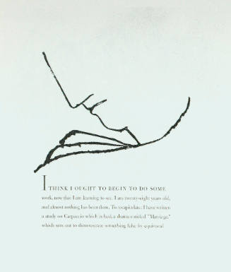 Frontispiece (from the Rilke Portfolio)