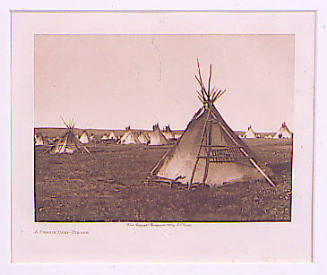 A Prairie Camp - Piegan