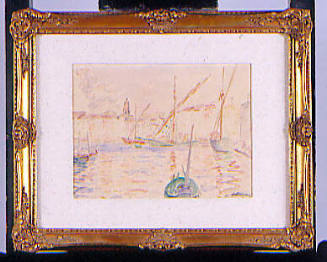 View of Port with Sailboats