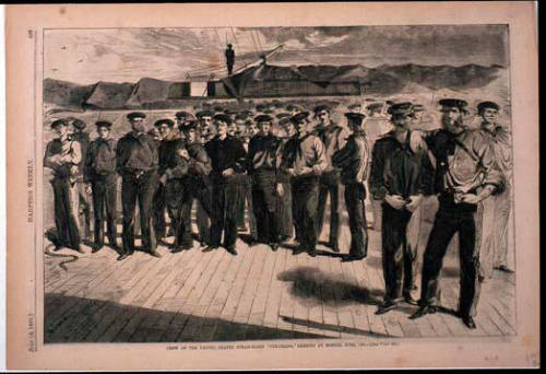 Crew of the United States Steam Sloop "Colorado" Shipped at Boston, June, 1861 (Harper's Weekly, Vol. V)