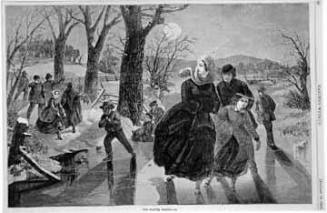 The Skating Season (Harper's Weekly, Vol. VI)