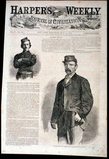 Colonel Wilson, of Wilson's Brigade (Harper's Weekly, Vol. V)