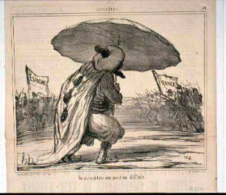 Un Parasol dans une position difficile