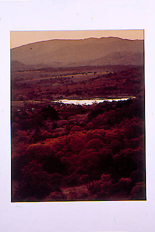 Early Morning View from Elk Mountain Trail toward French Lake, in Wichita Mountains Wildlife Refuge