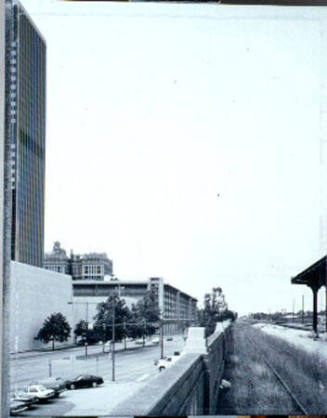 Downtown Oklahoma City looking west from the railroad tracks (5)