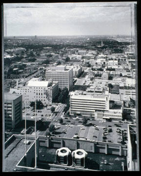 360 degree panoramic view of downtown Oklahoma City from the 30th floor of the Kerr-McGee building, 11:00 a.m. - 6:30 p.m., July 19, 1991 (8)