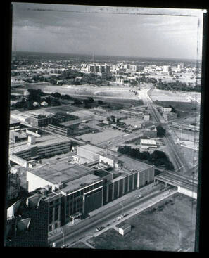 360 degree panoramic view of downtown Oklahoma City from the 30th floor of the Kerr-McGee building, 11:00 a.m. - 6:30 p.m., July 19, 1991 (10)