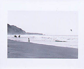 Stinson Beach Boy with Kite