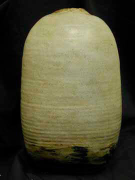 Tall Gray Vessel